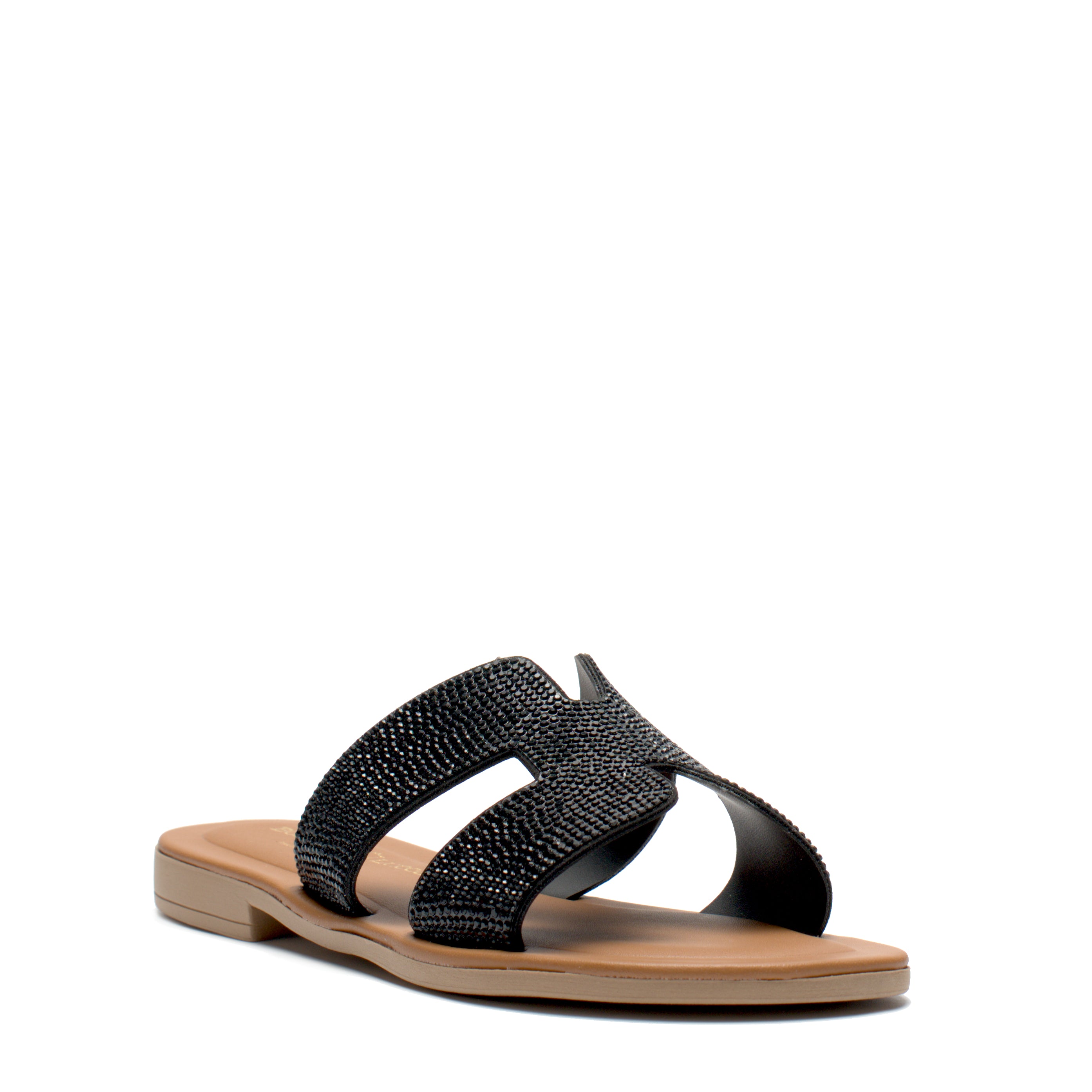 Ciabatta In Strass Tacco Basso Borgo Di Lucca 100/TS