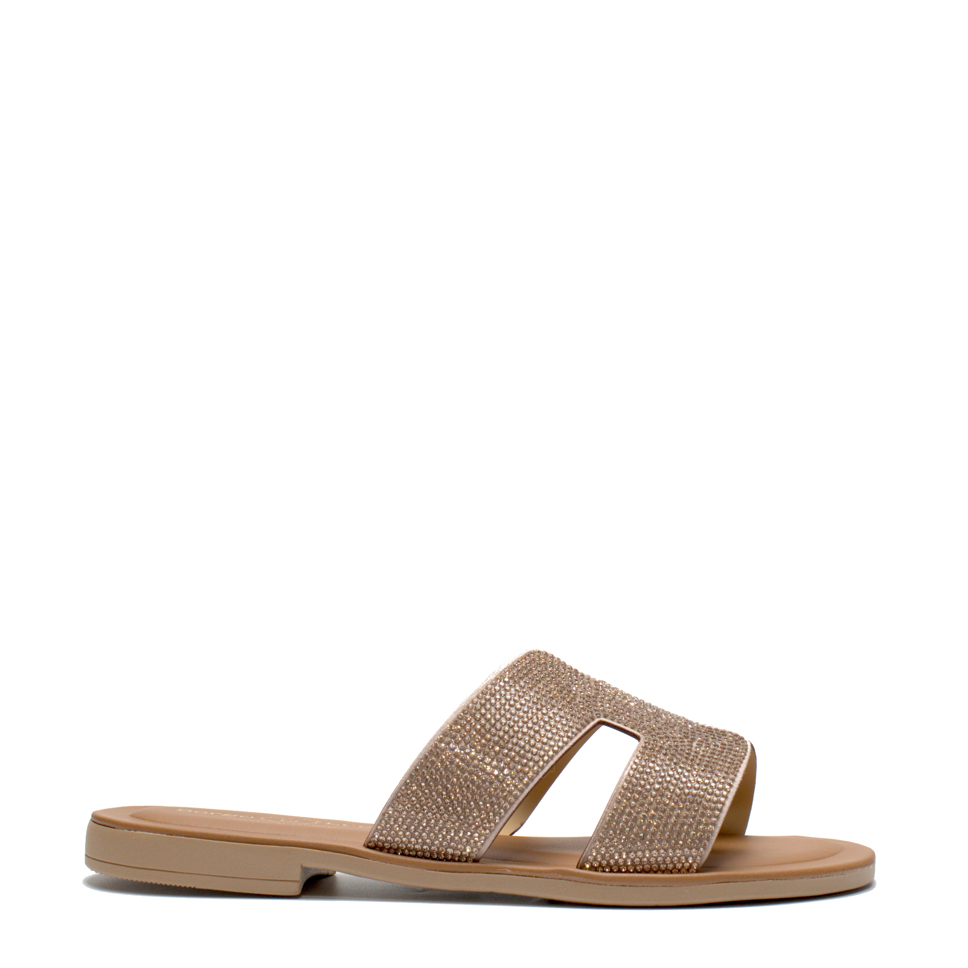 Ciabatta In Strass Tacco Basso Borgo Di Lucca 100/TS