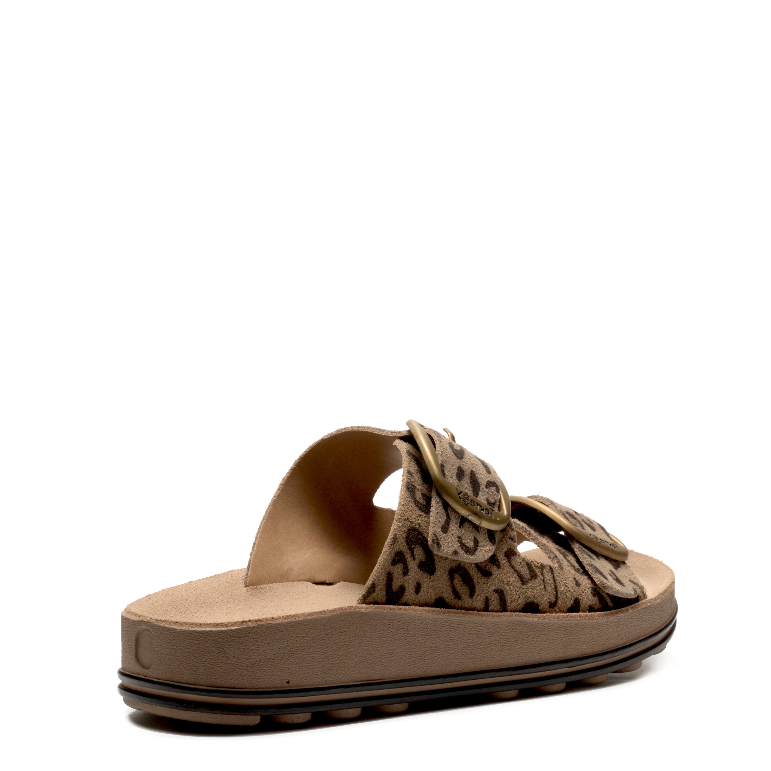 Ciabatta 2 Fibbie  S.Gomma Fantasy Sandals S310/LEOPARDO