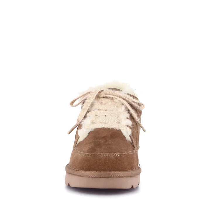 Scarpa Lacci + Pelliccia S.Gomma Grunland  SC3334