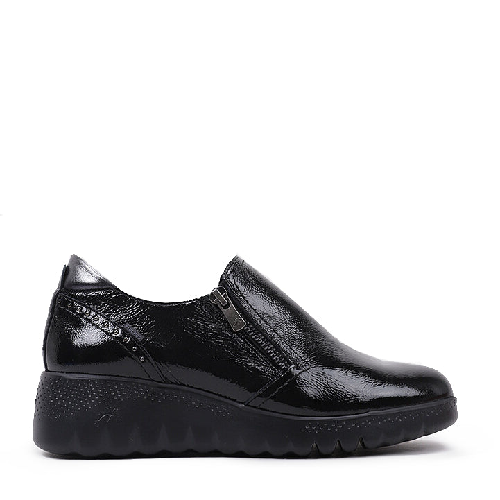 Slip On Con Zip Suola Eva Fluchos F2099